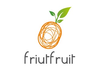 Projekt graficzny logo dla firmy online friutfruit